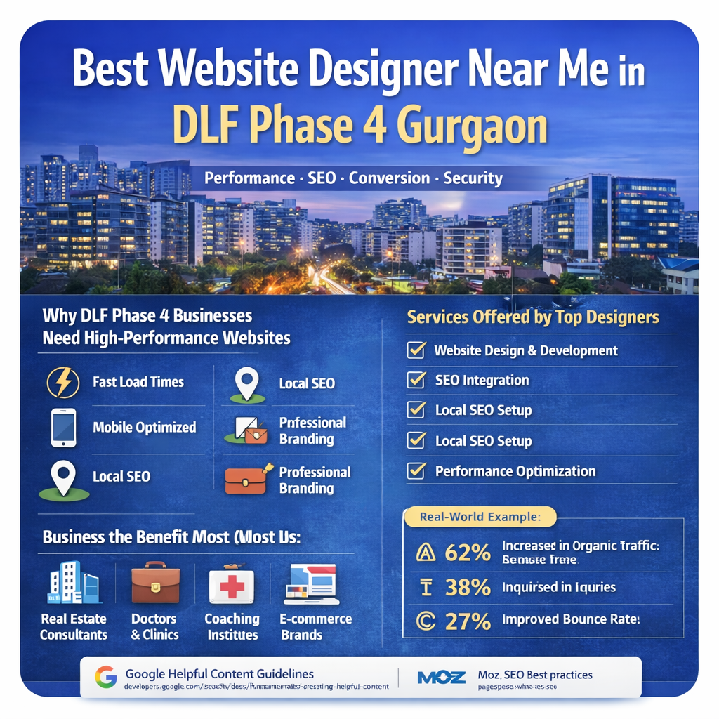 Best Website Designer Near Me in DLF Phase 4 Gurgaon